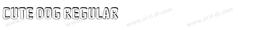 Cute Dog Regular字体转换